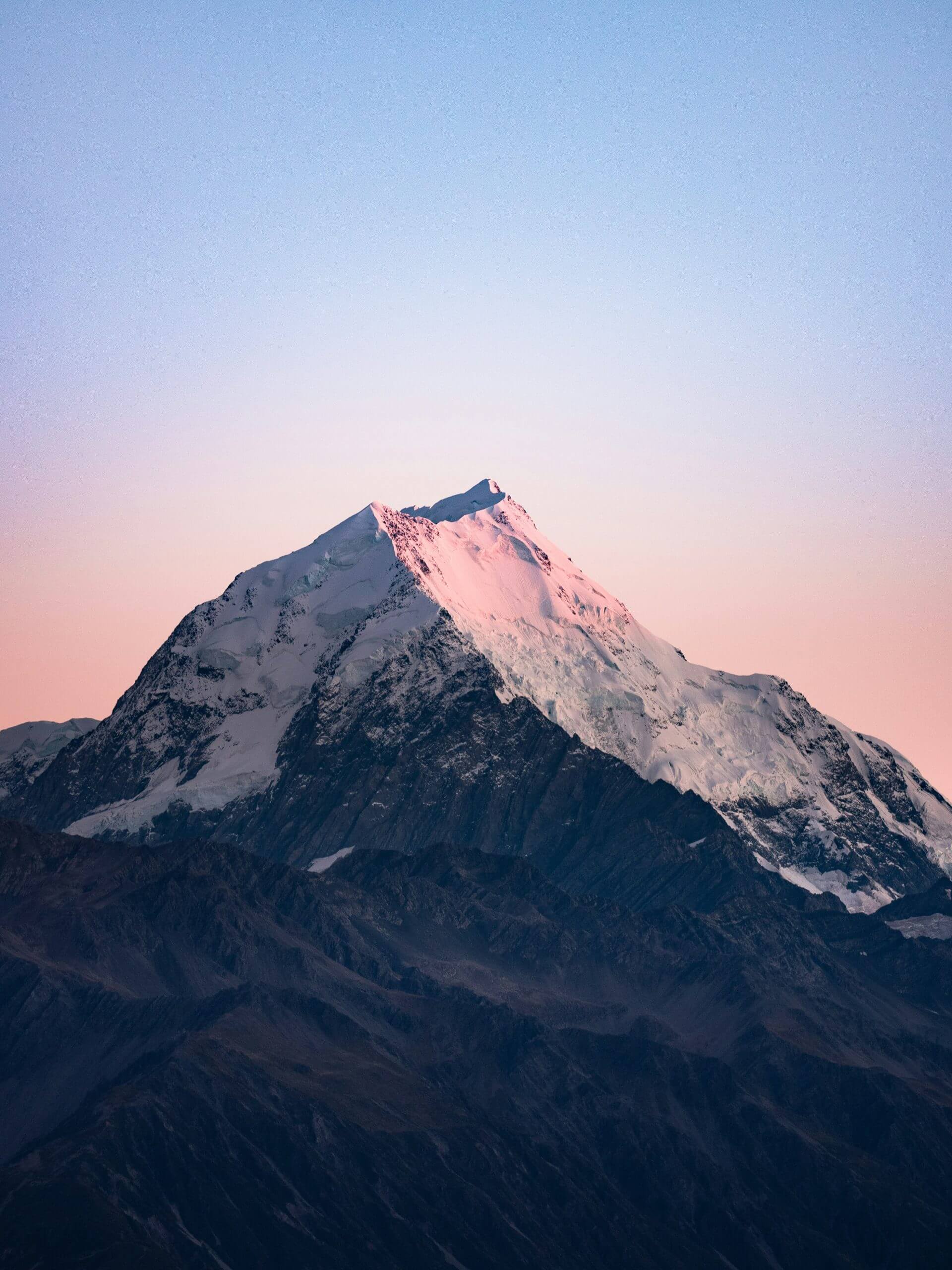 Hero image of mountain peak